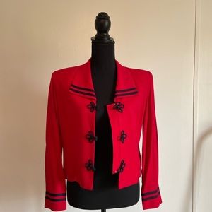 Jessica Howard Red, petite blazer